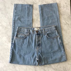 Current/Elliott raw hem Boyfriend jeans, size 27